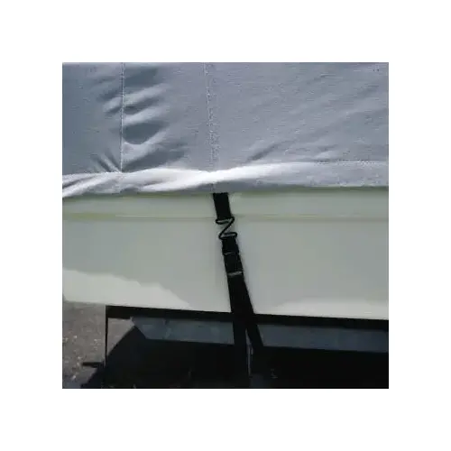 8 ft Tie Down-Boat Cover, 8-Pack Black 8 ft Tie Down-Boat Cover, 8-Pack Black