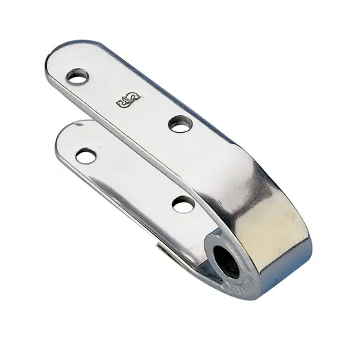 Gudgeon for 1-1/2" Rudder Thickness, 6-9/16" Strap Length, 1" Strap Width, 1/2" Pin Hole Gudgeon for 1-1/2" Rudder Thickness, 6-9/16" Strap Length, 1" Strap Width, 1/2" Pin Hole