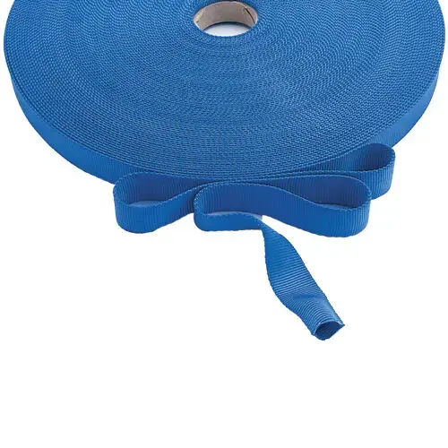 Tubular Nylon Webbing Blue Tubular Nylon Webbing Blue