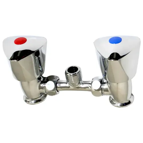 Marine Bridge Mixer with 3/8" Attachment for a Shower Hose Marine Bridge Mixer with 3/8" Attachment for a Shower Hose