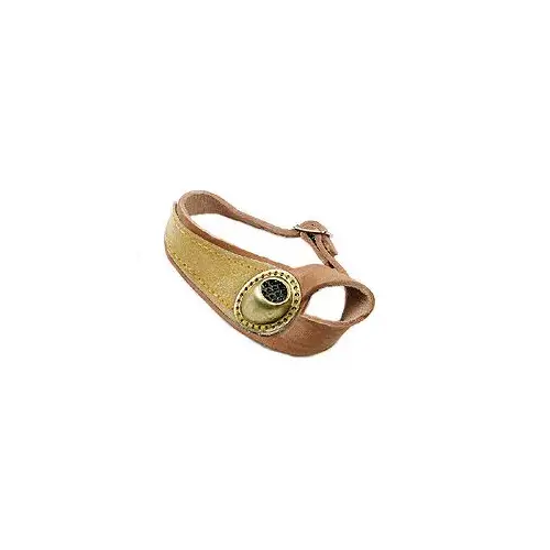 Handcrafted Leather Sailmaker's Palm, Left Hand Tan Handcrafted Leather Sailmaker's Palm, Left Hand Tan