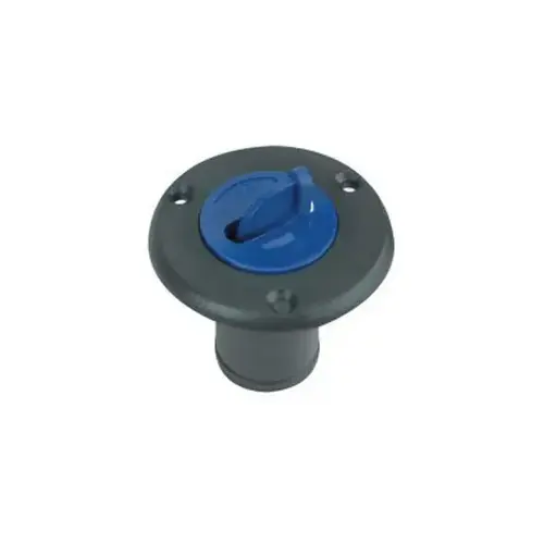 Nylon Deck Fill Blue Cap for Water Hose, 1 1/2" Nylon Deck Fill Blue Cap for Water Hose, 1 1/2"