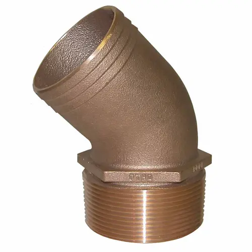 Bronze Pipe Fitting 1-1/4" NPT x 1-1/8" Hose Bronze Pipe Fitting 1-1/4" NPT x 1-1/8" Hose