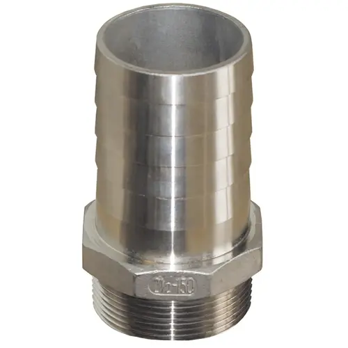 Stainless Steel Pipe to Hose Fitting, 3/4" NPT Stainless Steel Pipe to Hose Fitting, 3/4" NPT