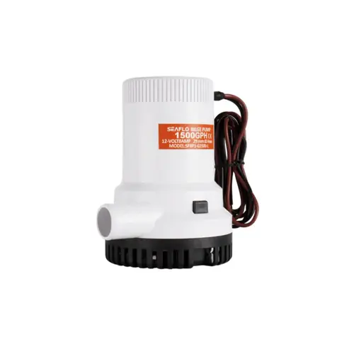 SEAFLO 01 Series 2000 GPH 12V Bilge Pump, 1-1/8" Outlet, Submersible Marine Pump with Anti-Airlock Protection SEAFLO 01 Series 2000 GPH 12V Bilge Pump, 1-1/8" Outlet, Submersible Marine Pump with Anti-Airlock Protection
