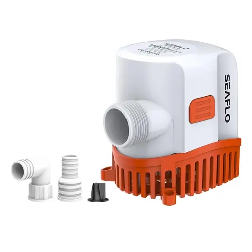 SEAFLO 17 Series 800 GPH Automatic Bilge Pump, 12V, Built-in Float Switch, Compact & Submersible, 3/4" Outlet SEAFLO 17 Series 800 GPH Automatic Bilge Pump, 12V, Built-in Float Switch, Compact & Submersible, 3/4" Outlet