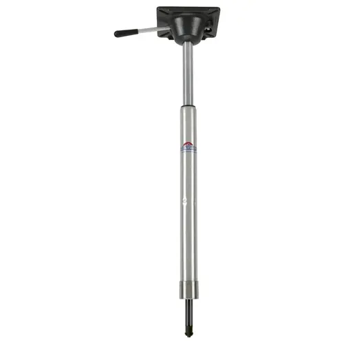 Standard KingPin Stand- Up Power-Rise Pedestal, Satin Finish Silver Standard KingPin Stand- Up Power-Rise Pedestal, Satin Finish Silver