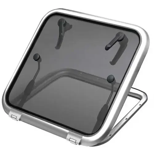 4633 Satin Anodized Aluminum Hatch, Cutout Size 18" x 12 14/16" 4633 Satin Anodized Aluminum Hatch, Cutout Size 18" x 12 14/16"