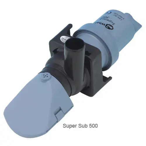 500 GPH Super Sub Low Profile Electric Bilge Pump 500 GPH Super Sub Low Profile Electric Bilge Pump
