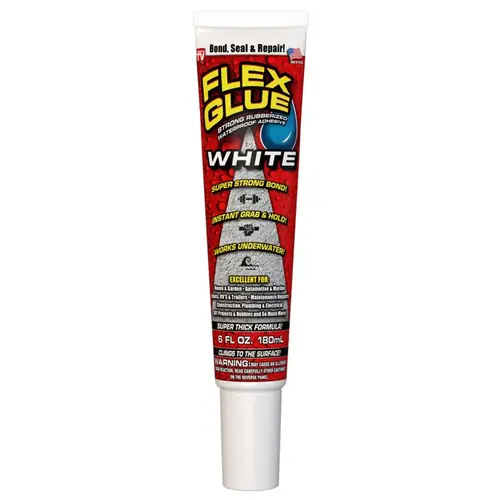 Flex Glue 6 Oz. White Multi-Purpose Adhesive Flex Glue 6 Oz. White Multi-Purpose Adhesive