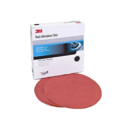 6" Red Abrasive Hookit Disc, P220 (50) 6" Red Abrasive Hookit Disc, P220 (50)