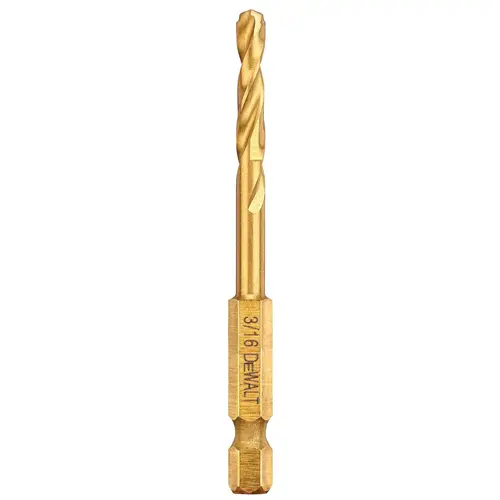 DEWALT Impact Ready Titanium Nitride Coated Drill Bits DEWALT Impact Ready Titanium Nitride Coated Drill Bits