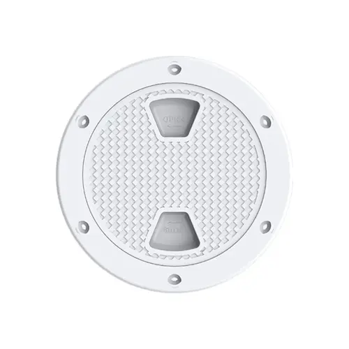 SEAFLO 4" Marine Round Non-Slip Inspection Hatch with Detachable Cover, White SEAFLO 4" Marine Round Non-Slip Inspection Hatch with Detachable Cover, White