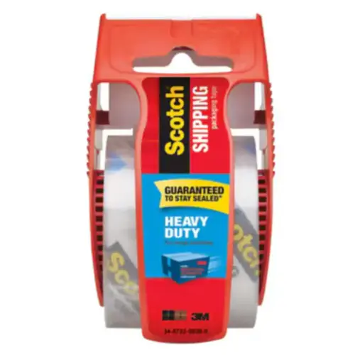 Scotch Heavy Duty Shipping Packaging Tape PDQ Tray, 142-PDQ, 1.88" x 22.2 yd Scotch Heavy Duty Shipping Packaging Tape PDQ Tray, 142-PDQ, 1.88" x 22.2 yd