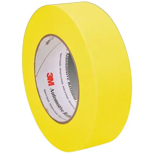 Yellow Automotive Refinish Masking Tape, 1 1/2" x 60yd. Yellow Automotive Refinish Masking Tape, 1 1/2" x 60yd.