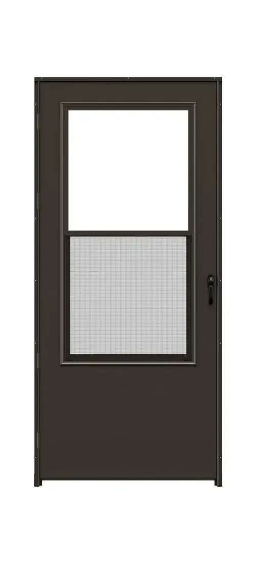 LARSON 029842U Life-Core Composite Surface Single-Vent Storm Door