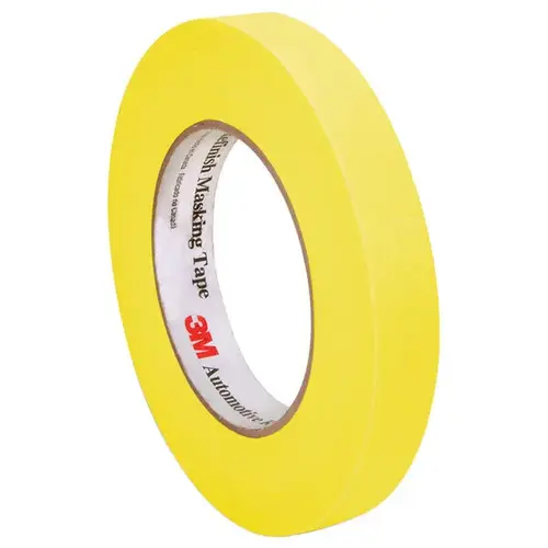 Yellow Automotive Refinish Masking Tape, 1" x 60yd. Yellow Automotive Refinish Masking Tape, 1" x 60yd.