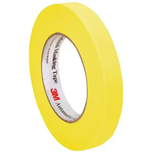 Yellow Automotive Refinish Masking Tape, 3/4" x 60yd. Yellow Automotive Refinish Masking Tape, 3/4" x 60yd.