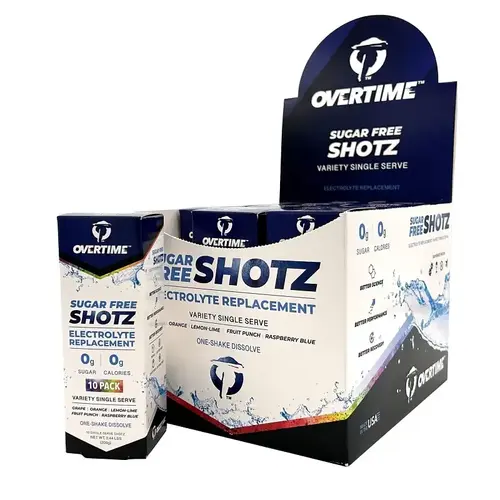 Display Overtime Electrolyte Drink Display Overtime Electrolyte Drink