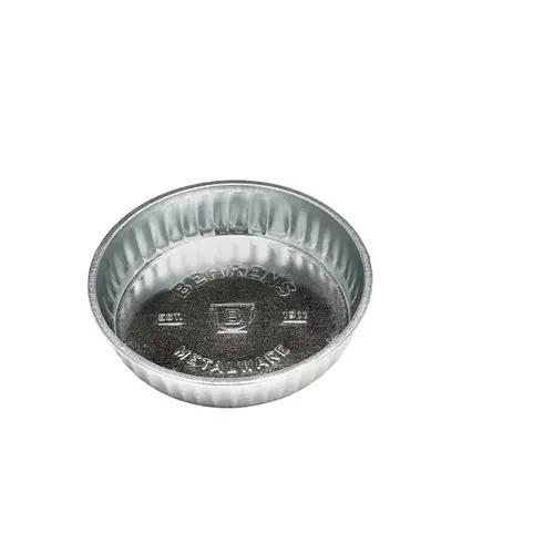Behrens Utility Pan, 9-3/4 in Dia, 2 qt Volume, Steel, Gray Behrens Utility Pan, 9-3/4 in Dia, 2 qt Volume, Steel, Gray