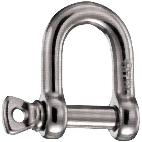 13/32" Stainless Steel High-Resistance "D" Shackle 13/32" Stainless Steel High-Resistance "D" Shackle