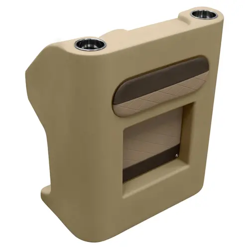 Wise DLX1168-1900 DLX Series Pontoon Steering Console - Neutral / Meteor Wise DLX1168-1900 DLX Series Pontoon Steering Console - Neutral / Meteor