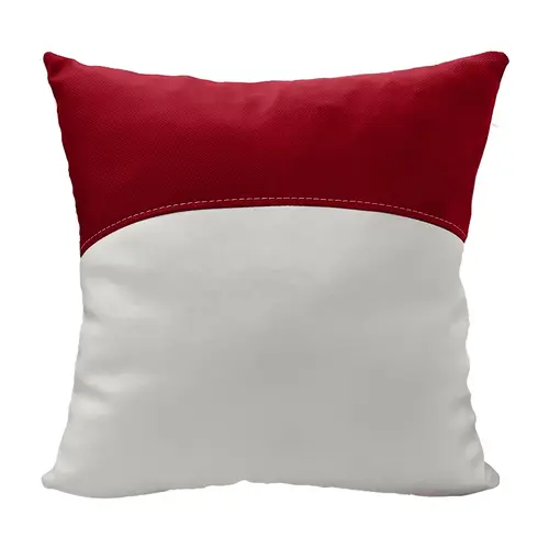 Wise DLX1616-1906 DLX Pontoon Series Square Pillow - White / Crimson Red Wise DLX1616-1906 DLX Pontoon Series Square Pillow - White / Crimson Red