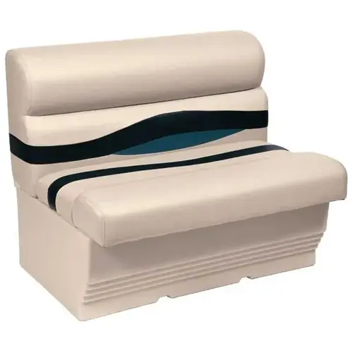 Premier Series Pontoon 36" Bench Cushion Set Platinum / Spectra Navy / Cobalt Premier Series Pontoon 36" Bench Cushion Set Platinum / Spectra Navy / Cobalt