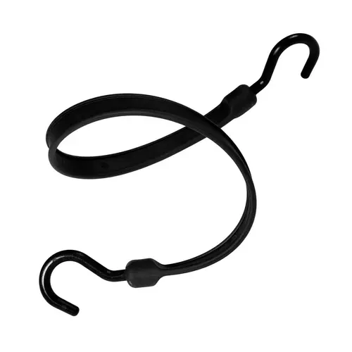 36" Bungee Strap with Heavy Duty Nylon Hook Ends, Black 36" Bungee Strap with Heavy Duty Nylon Hook Ends, Black