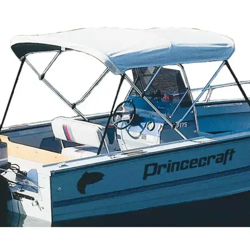 Bimini Boa Top No Boot, White Vinyl Bimini - 8 ftL x 42"H x 91-96"W Bimini Boa Top No Boot, White Vinyl Bimini - 8 ftL x 42"H x 91-96"W
