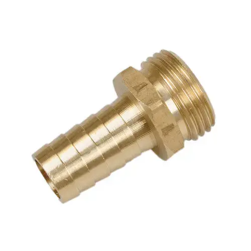 Brass 3/4" Male Garden Hose Thread to 5/8" Hose Barb Adapter Brass 3/4" Male Garden Hose Thread to 5/8" Hose Barb Adapter
