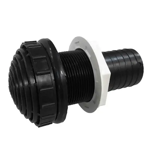 Overflow Fitting with Filter - 1-1/2" 90 degree Overflow Fitting with Filter - 1-1/2" 90 degree