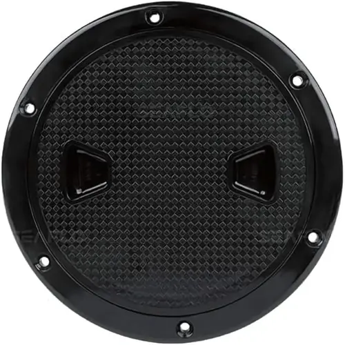 SEAFLO 4" Marine Round Non-Slip Inspection Hatch with Detachable Cover Black SEAFLO 4" Marine Round Non-Slip Inspection Hatch with Detachable Cover Black