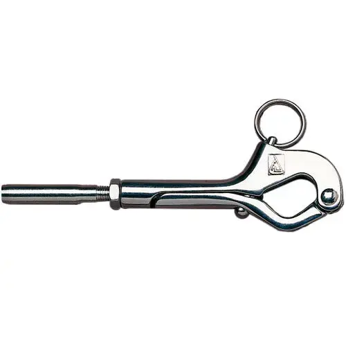 Machine Swage Mini Snap Gate Hook with 3/16" Wire MS Terminal Machine Swage Mini Snap Gate Hook with 3/16" Wire MS Terminal