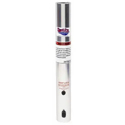 16"-20" Snap-Lock Adjustable Power Pedestal System Silver 16"-20" Snap-Lock Adjustable Power Pedestal System Silver