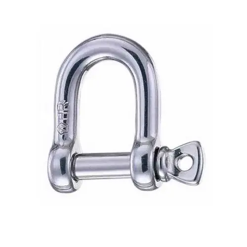 Stainless Steel High-Resistance "D" Shackle with 5/8" Pin Stainless Steel High-Resistance "D" Shackle with 5/8" Pin