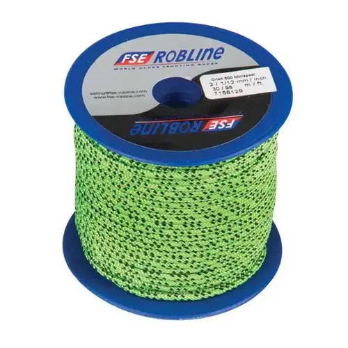 49 ft X 3mm Polyester Braid Line Mini-Spool Green with Black Fleck 49 ft X 3mm Polyester Braid Line Mini-Spool Green with Black Fleck