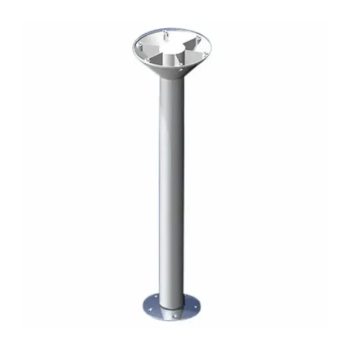 33 9/10" H Fixed Height Moveable Table Pedestal with Twist-Lock 33 9/10" H Fixed Height Moveable Table Pedestal with Twist-Lock