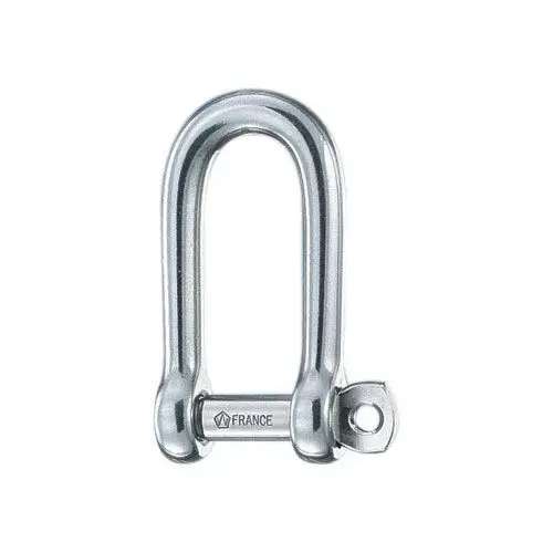 5/32" Stainless Steel Self-Locking "D" Shackle 5/32" Stainless Steel Self-Locking "D" Shackle