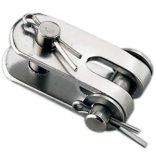 Double Jaw Toggle, 3/16" Wire Size, 3/8" Pin dia., 1-7/16" Pin-to-Pin Double Jaw Toggle, 3/16" Wire Size, 3/8" Pin dia., 1-7/16" Pin-to-Pin
