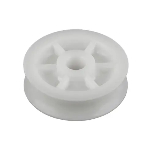 Delrin Sheave, 1/2" Max. Line Dia., 2" OD, 3/8" ID, 5/8" Width Delrin Sheave, 1/2" Max. Line Dia., 2" OD, 3/8" ID, 5/8" Width