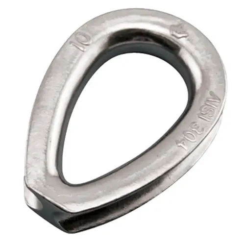 1/2" Stainless Steel Extra Heavy Duty Thimble 1/2" Stainless Steel Extra Heavy Duty Thimble