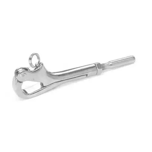 4" Stainless Steel Positive Locking Pelican Hook for 1/8" Wire 4" Stainless Steel Positive Locking Pelican Hook for 1/8" Wire