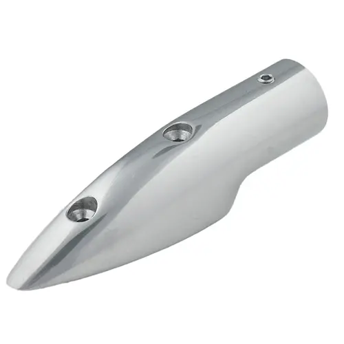5-1/2 degree Angle Stainless-Steel Rail End 5-1/2 degree Angle Stainless-Steel Rail End