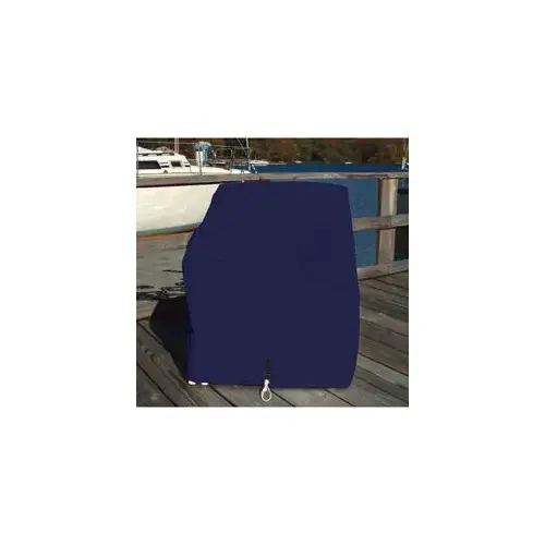 Single Deck Chair Seat Cover, 29"H x 26"W x 29-1/2"D Navy Single Deck Chair Seat Cover, 29"H x 26"W x 29-1/2"D Navy