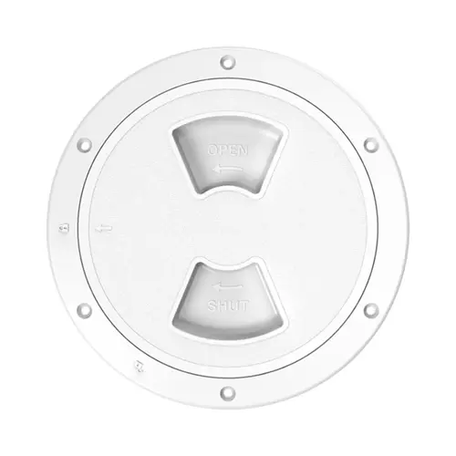 SEAFLO 02-Series 5" White Circular Deck Plate Inspection Access Hatch SEAFLO 02-Series 5" White Circular Deck Plate Inspection Access Hatch