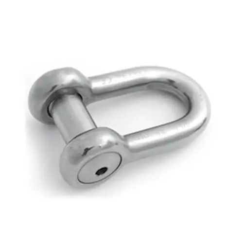 Screw Pin D Shackle, Type B, 1" Pin Dia., 9920lb. WLL Screw Pin D Shackle, Type B, 1" Pin Dia., 9920lb. WLL