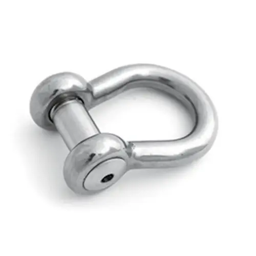 High Tensile Stainless Steel Bow Shackle, Type B, 1/2" Pin Dia., 3000lb. WLL High Tensile Stainless Steel Bow Shackle, Type B, 1/2" Pin Dia., 3000lb. WLL