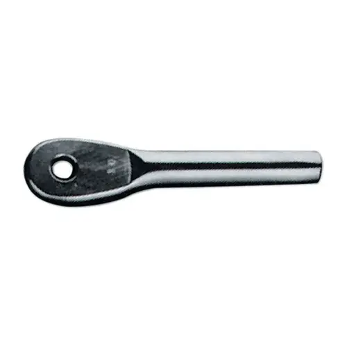 3/16" Thick Aircraft-Type Swage Eye for 1/8" Wire, 3/16" Pin 3/16" Thick Aircraft-Type Swage Eye for 1/8" Wire, 3/16" Pin