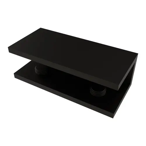 No-Drill Fixed Panel Glass Clamp, Brass Material, 5/16" to 3/8" Glass Thickness, Oil Rubbed Bronze Finish No-Drill Fixed Panel Glass Clamp, Brass Material, 5/16" to 3/8" Glass Thickness, Oil Rubbed Bronze Finish
